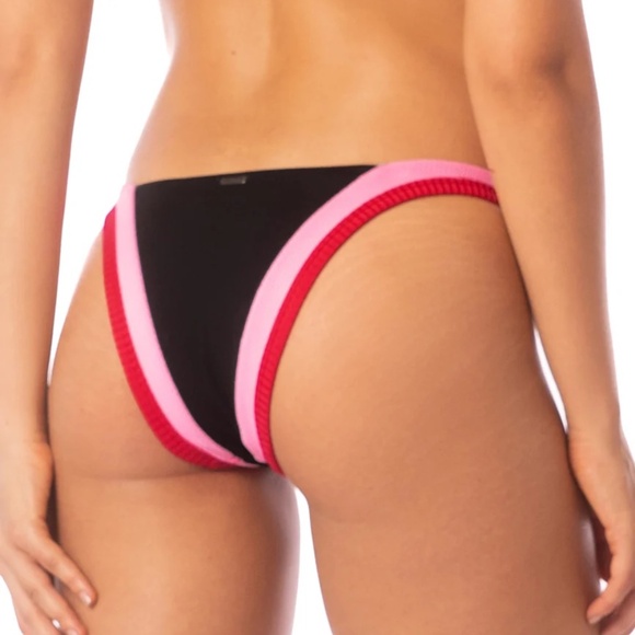 Maaji Midnight Shadow Colorblock Bikini Size Medium NWT - Picture 10 of 12